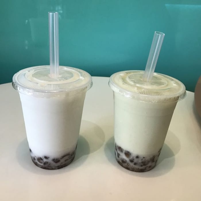 Jasmine Green Tea Bubble Tea.
