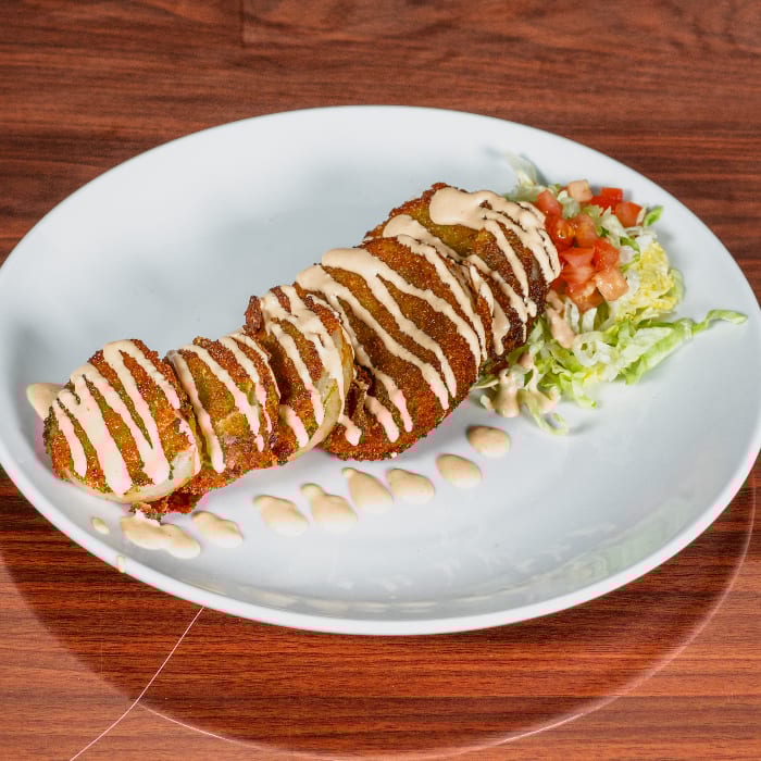 Guacamole Onion Rings.