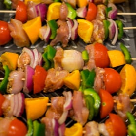 Chicken Kabobs.