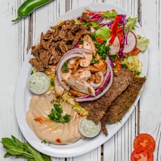 Mixed Shawarma Plate