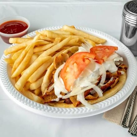 Chicken Gyro Sandwich.