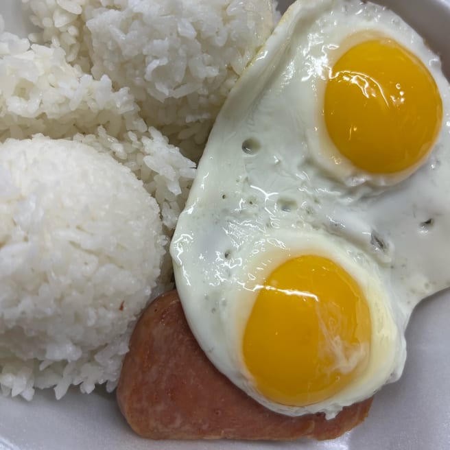 Spam & Eggs Plate.