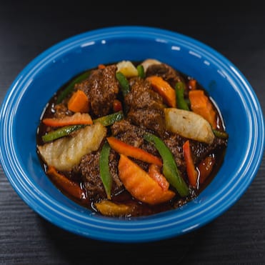 Beef Caldereta.