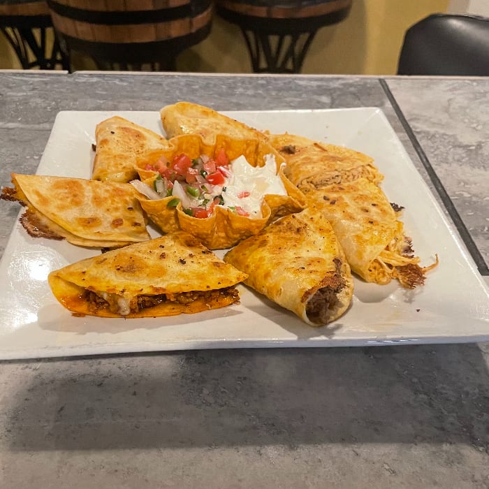 Quesadilla Sampler.