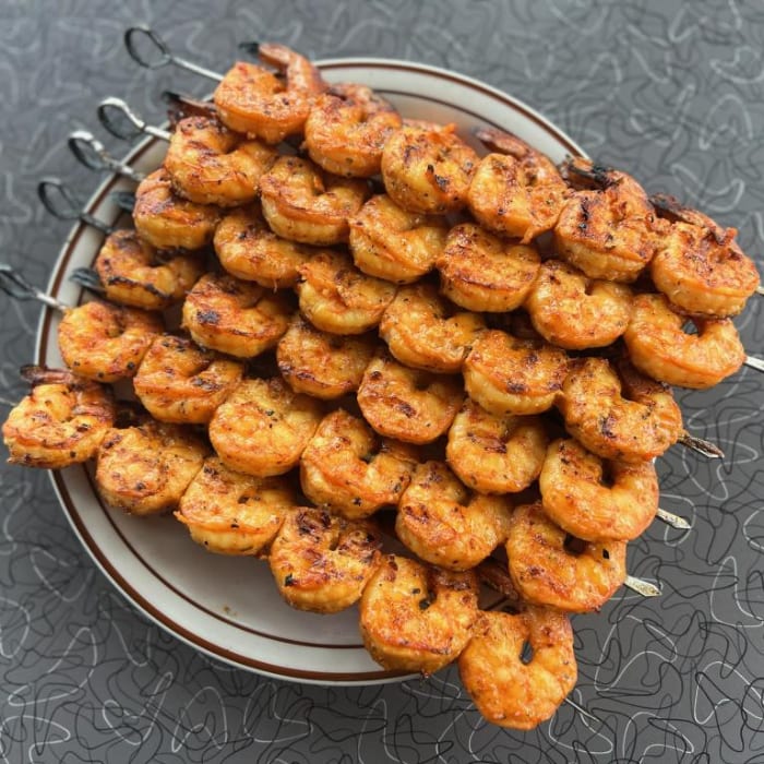 Shrimp Kabob Skewer.
