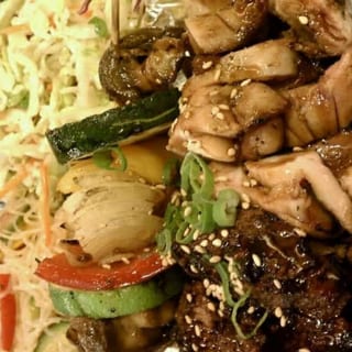 Steak and Chicken Plate