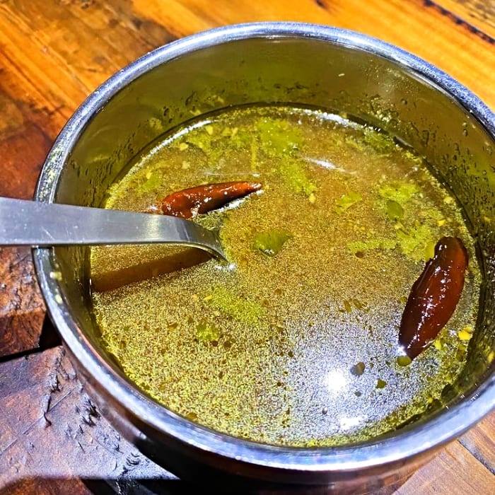 Pepper Rasam Soup.