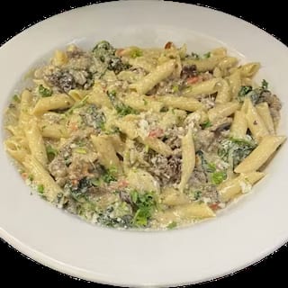 Steak and Spinach Pasta