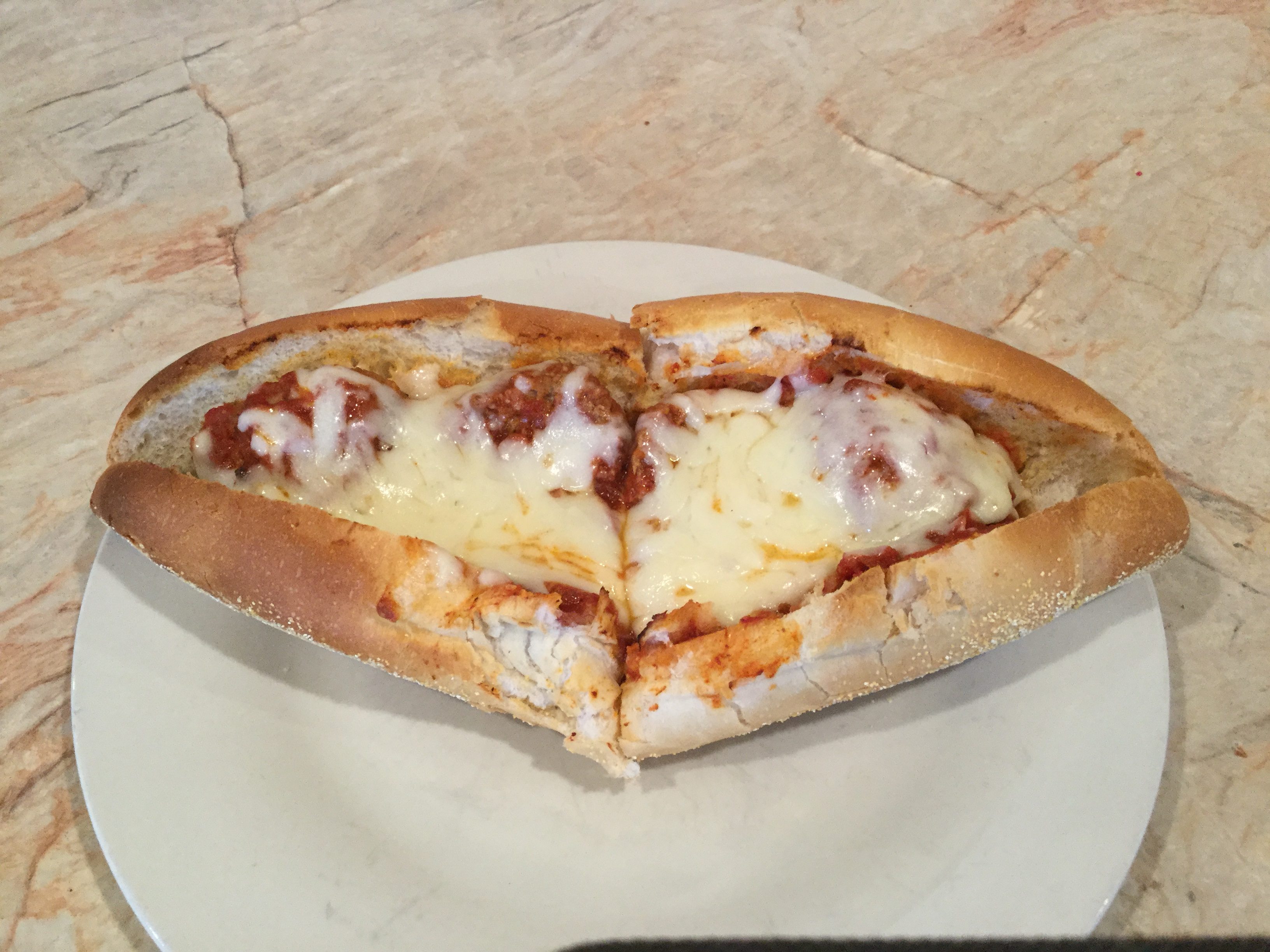 Meatball Parm Sub.