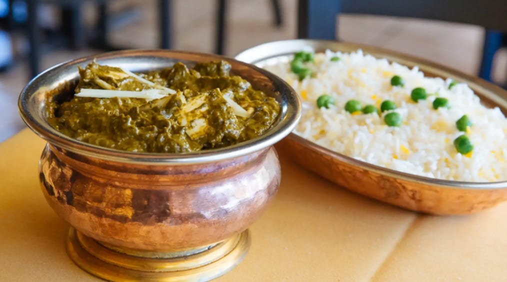 Saag Paneer.