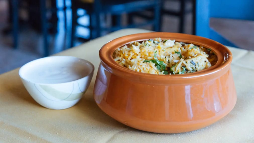 Vegetable Biryani.