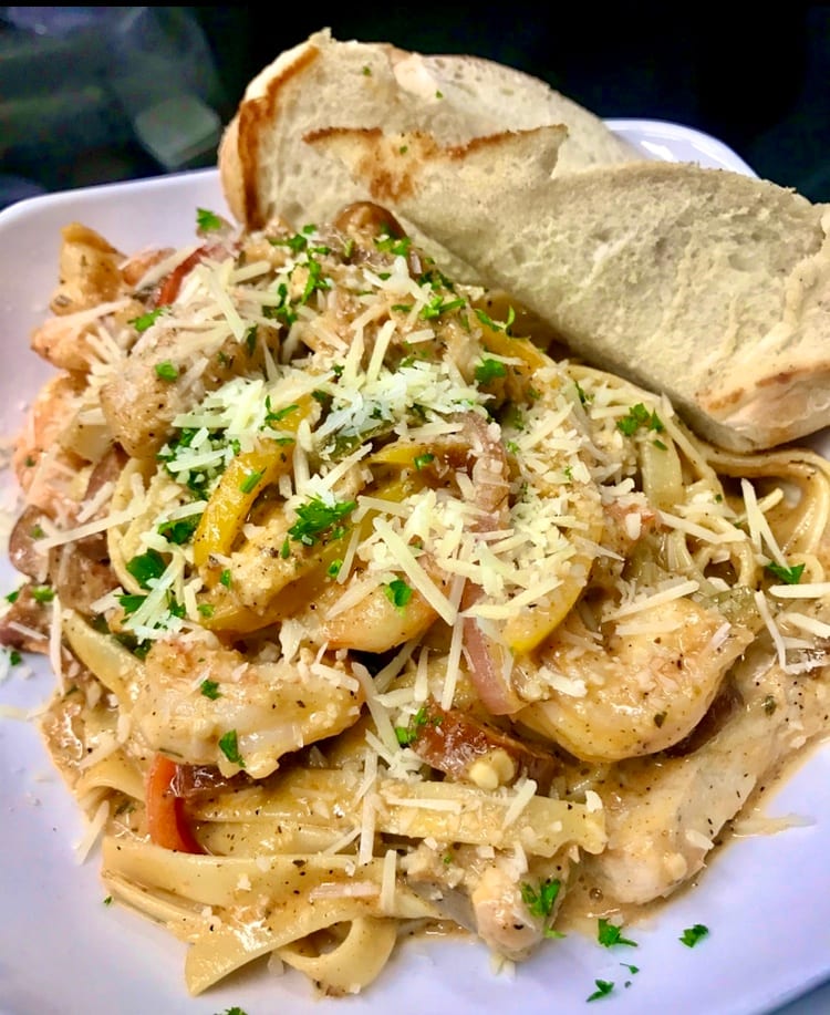 Cajun Alfredo Pasta.