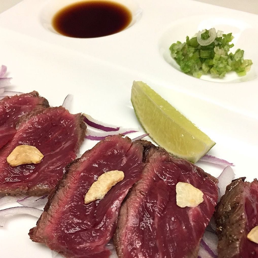 Beef Tataki.