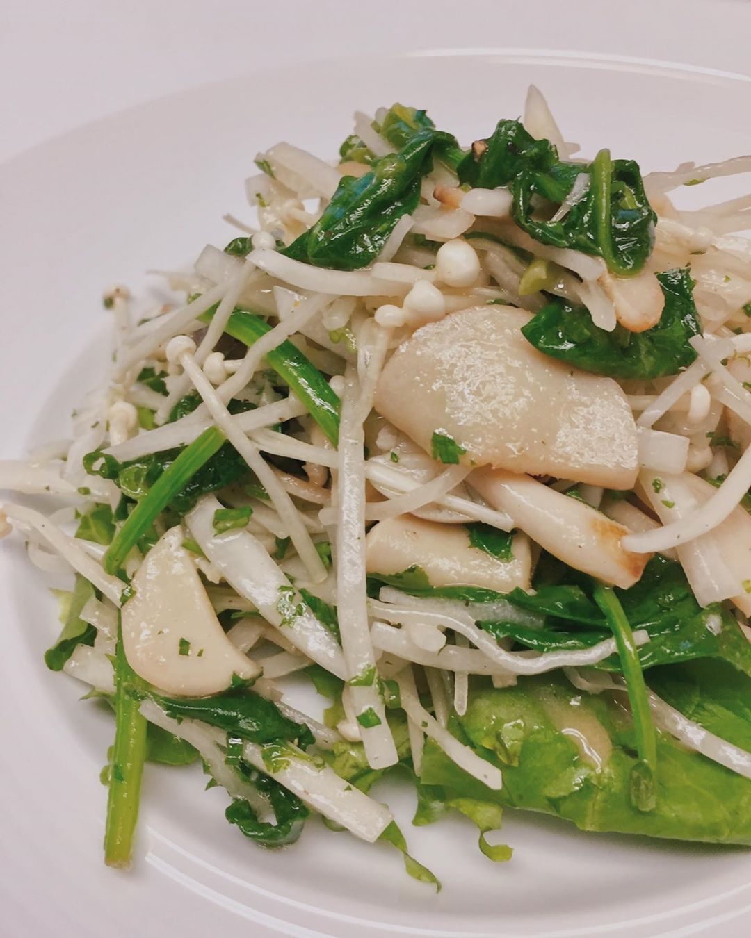 Sautéed Mushroom Salad.