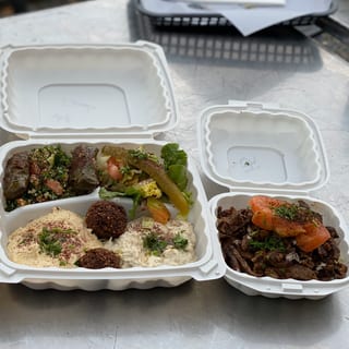Lamb & Beef Shawarma Combo Plate