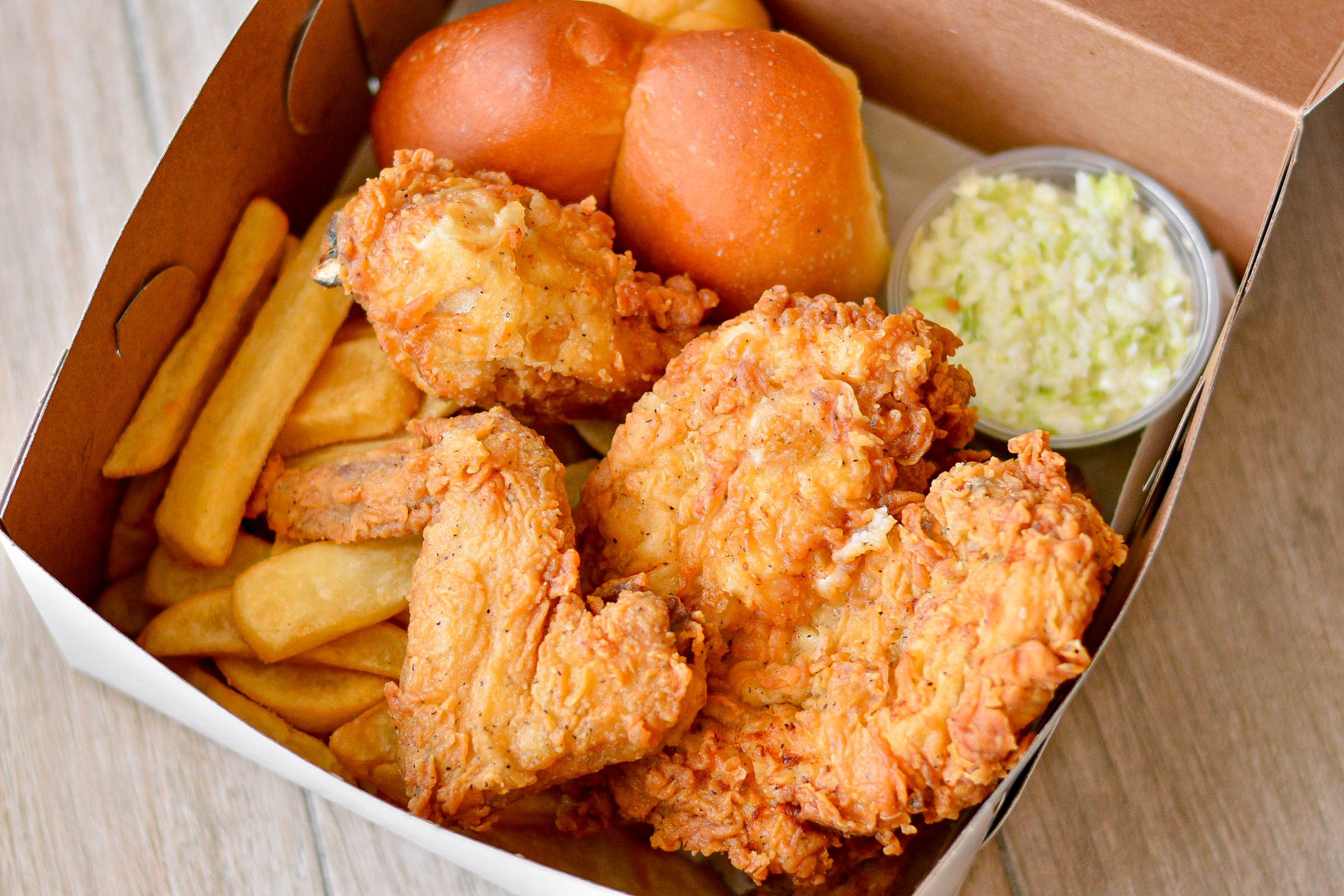 4 Piece Chicken Meal.