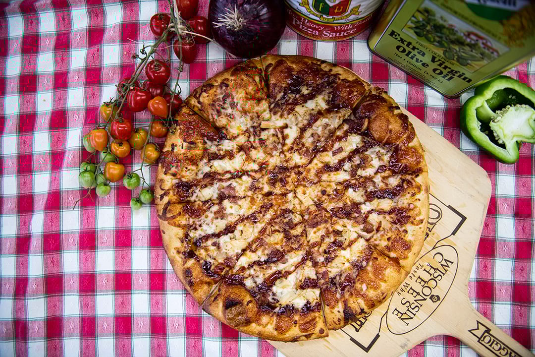Small | BBQ Beef Pizza.