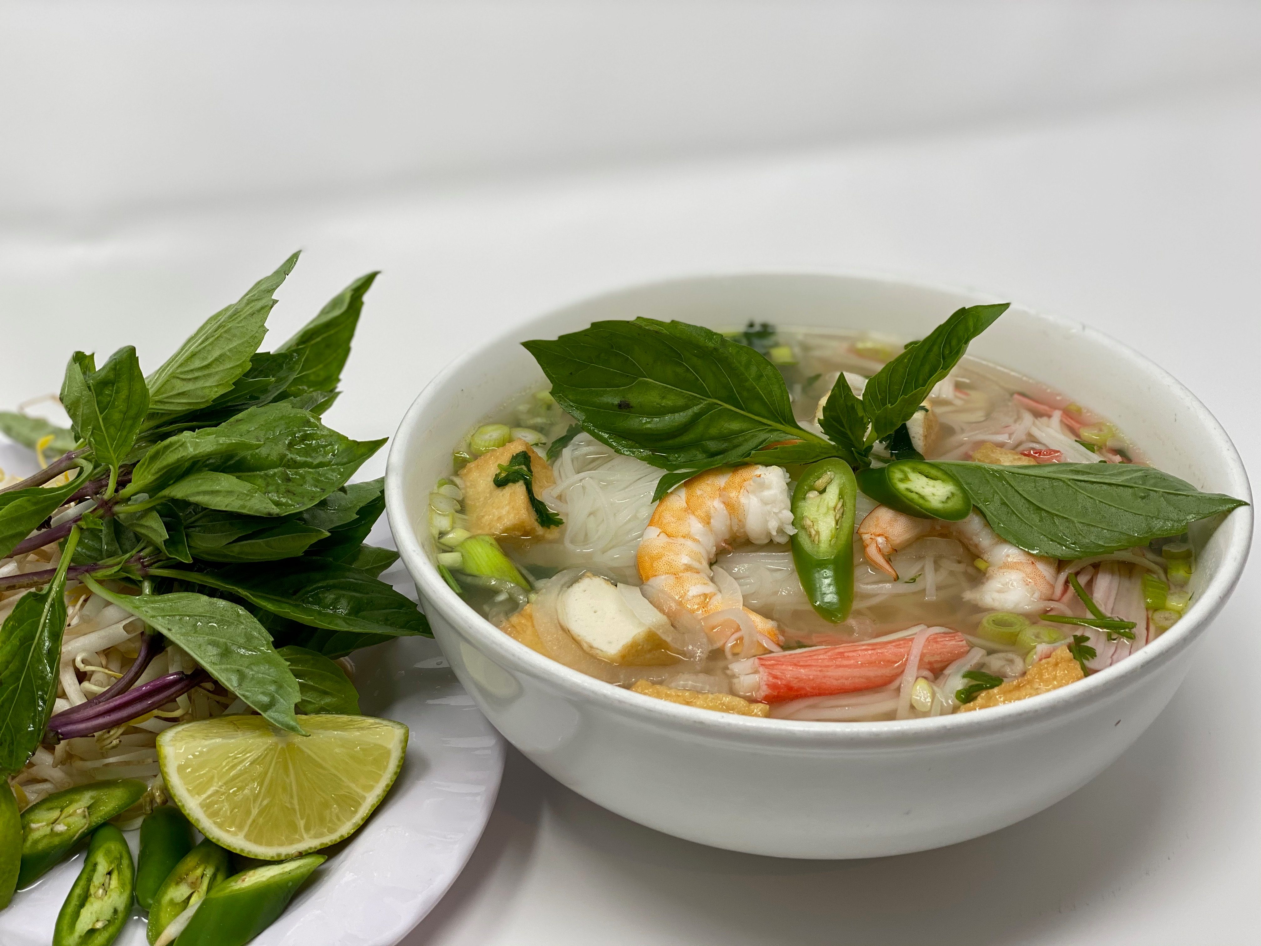 17. Seafood and Rice Noodle Soup.