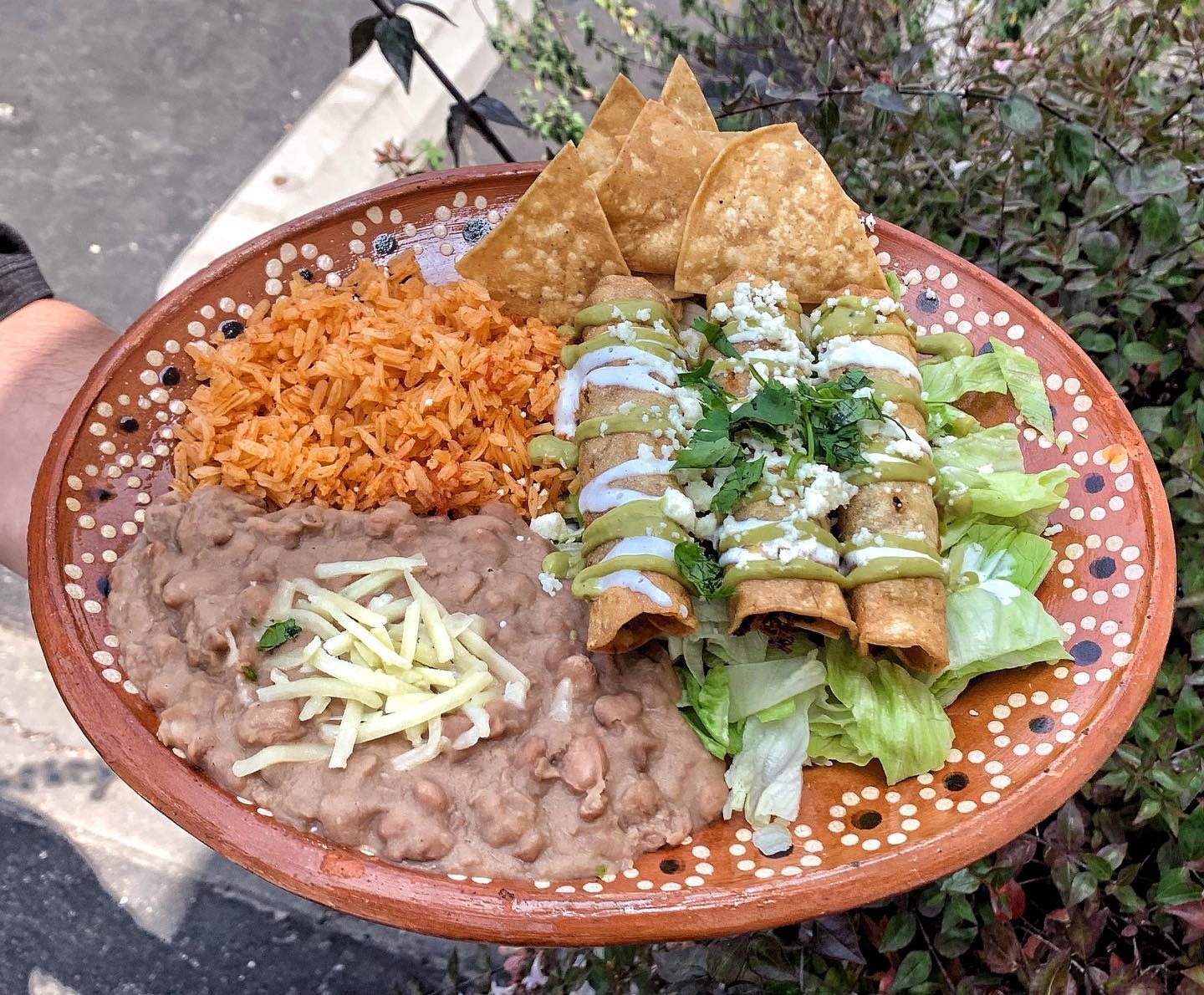 Taquito Plate.