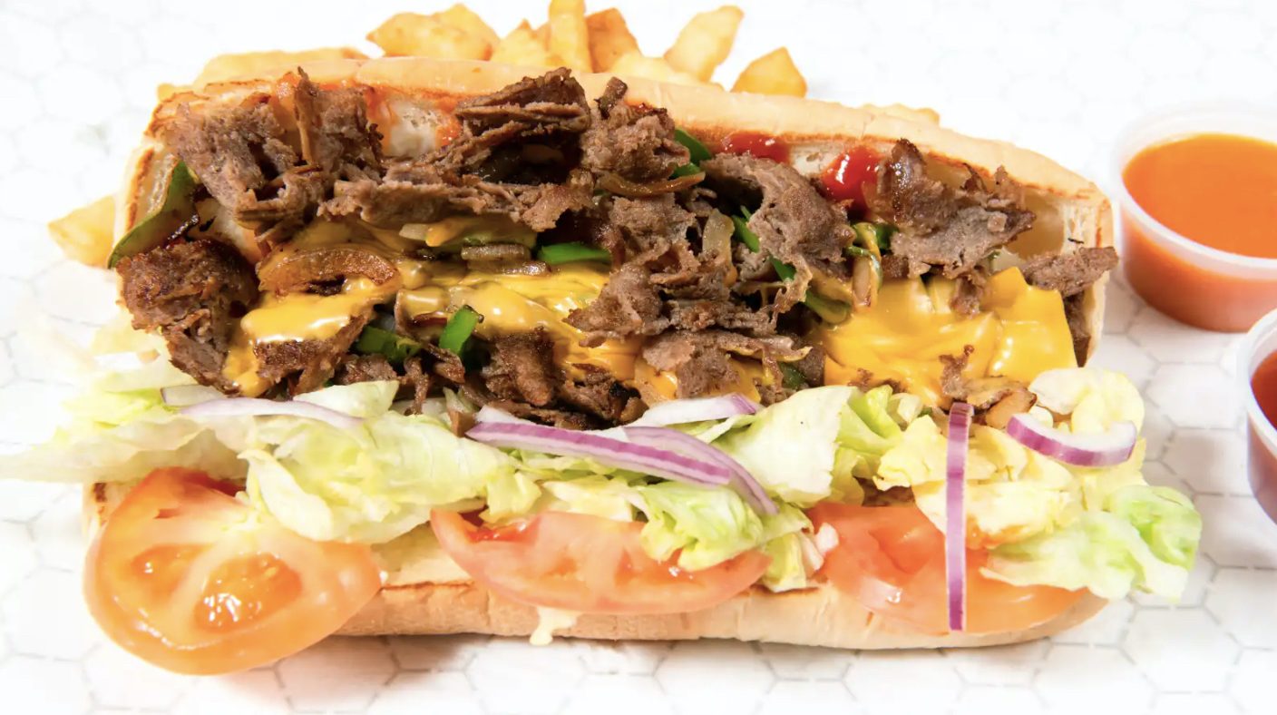 Beef Philly Cheese Steaks.