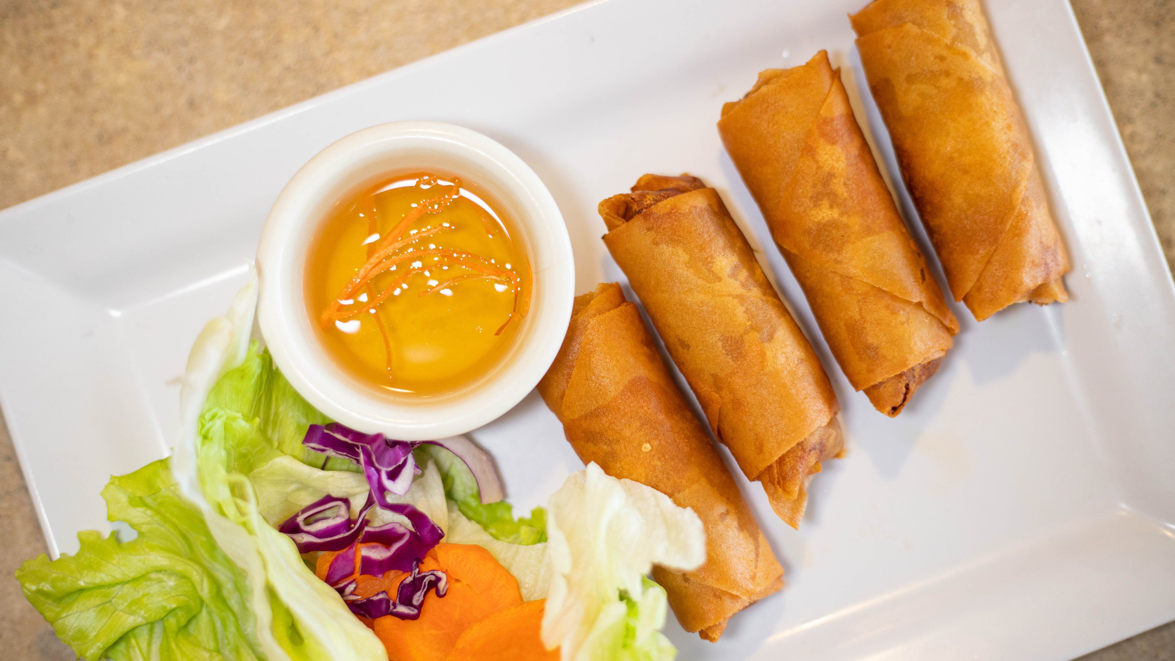 Crispy Fried Egg Rolls.