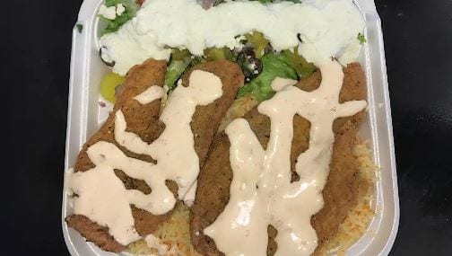 Fried curry Tilapia Fish Plate.