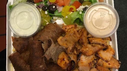 Meat Combination Plate.