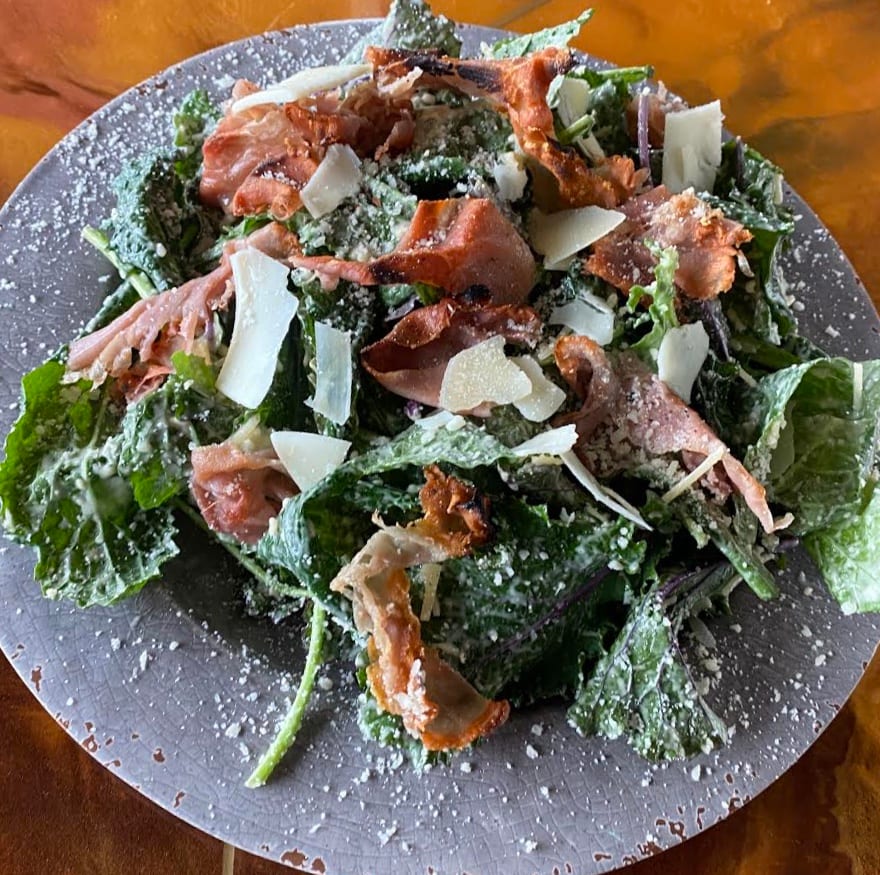 Kale Caesar Supreme Salad.