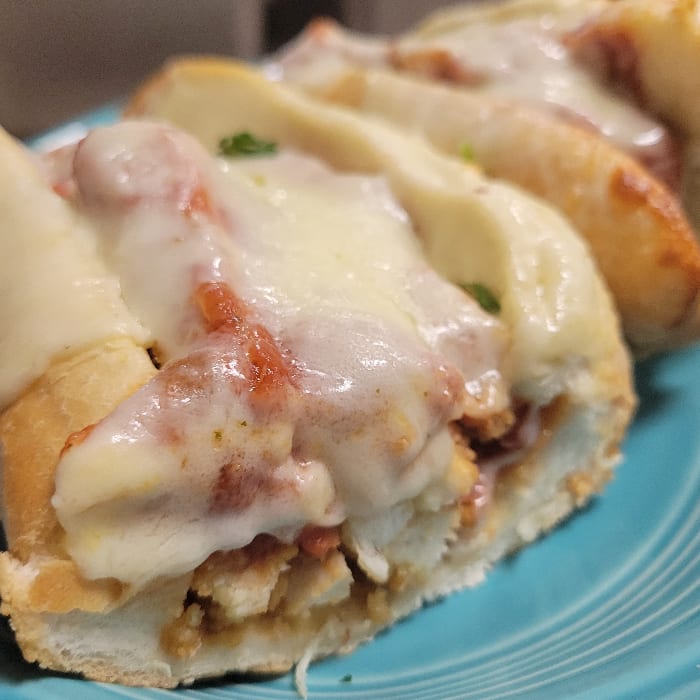 Veal Parmigiana Sub.