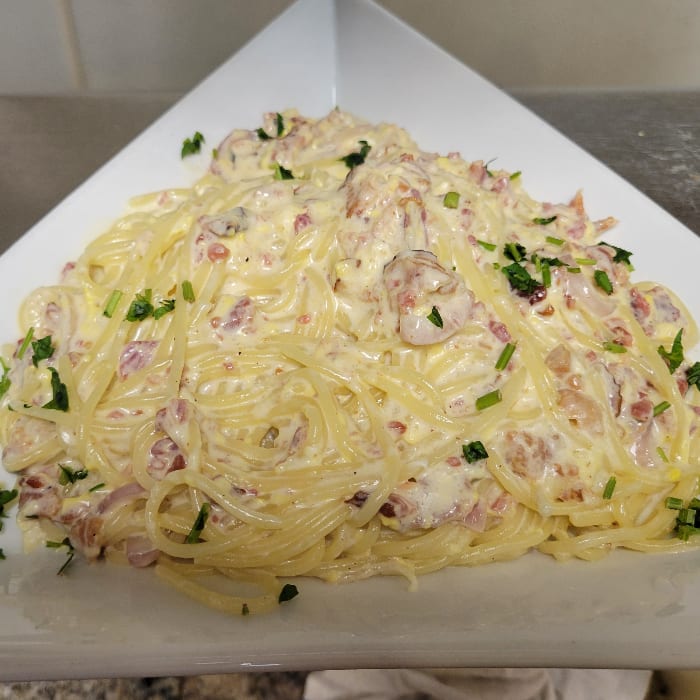 Spaghetti Carbonara.