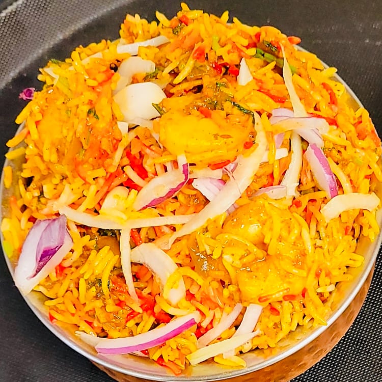 78. Shrimp Biryani.