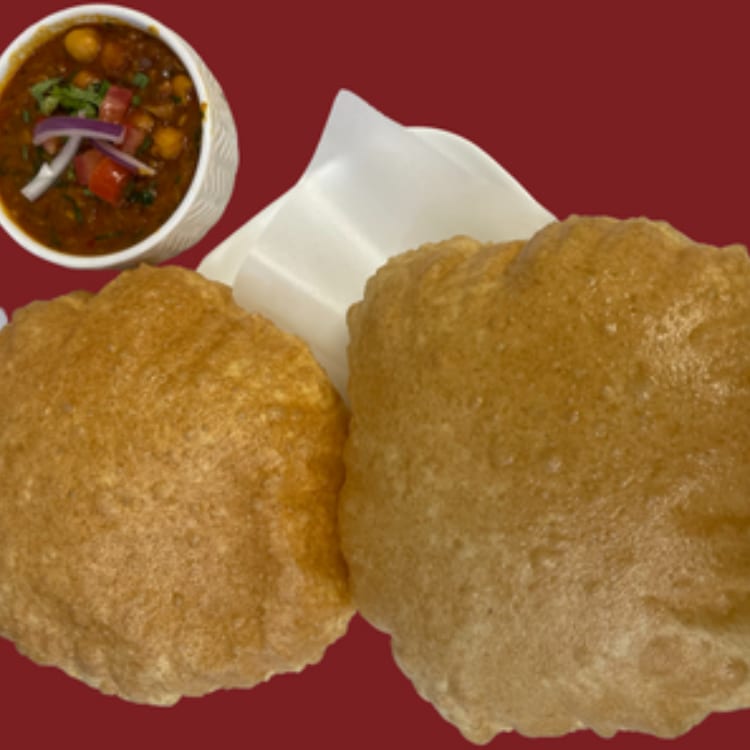 4. Chole Puri (2pc) with Curry.