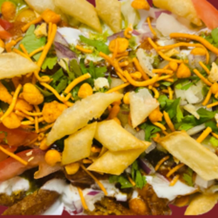 3. Aloo Tikki Chaat.
