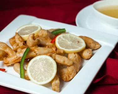 F4. Lemon Chicken.