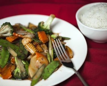 L1. Sautéed Mixed Vegetable with Pork or Chicken Beef or Shrimp.