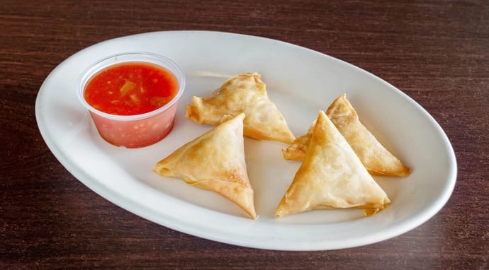 Samosas.