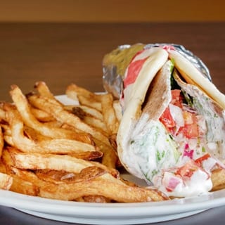 Traditional Gyro Sandwich