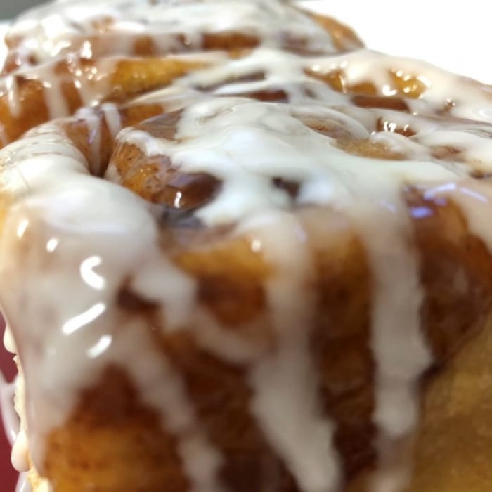  4 Pack of Cinnamon Rolls.