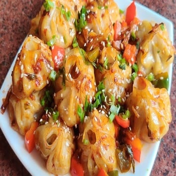 Vegetable Chilli Momo.
