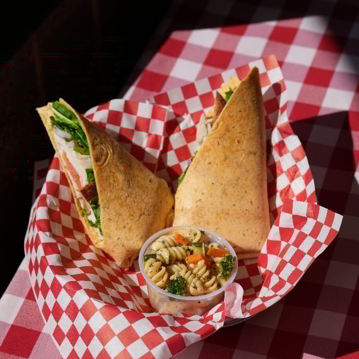 Sliced Turkey Sandwich.