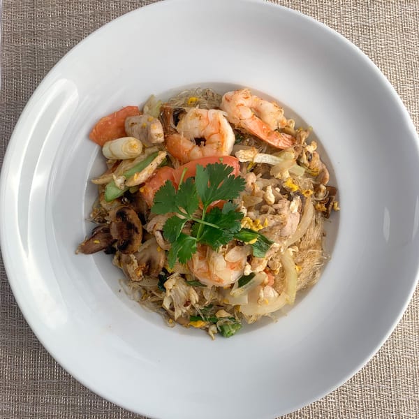 Delightful Noodles (Pad Woon Sen).