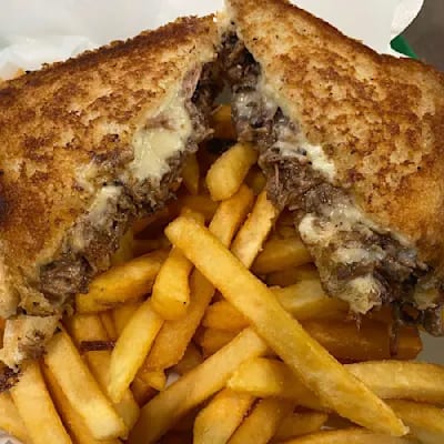 Texas Toast Grilled Cheese & Fries.