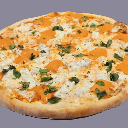 Chicken Vodka Sauce Pizza.