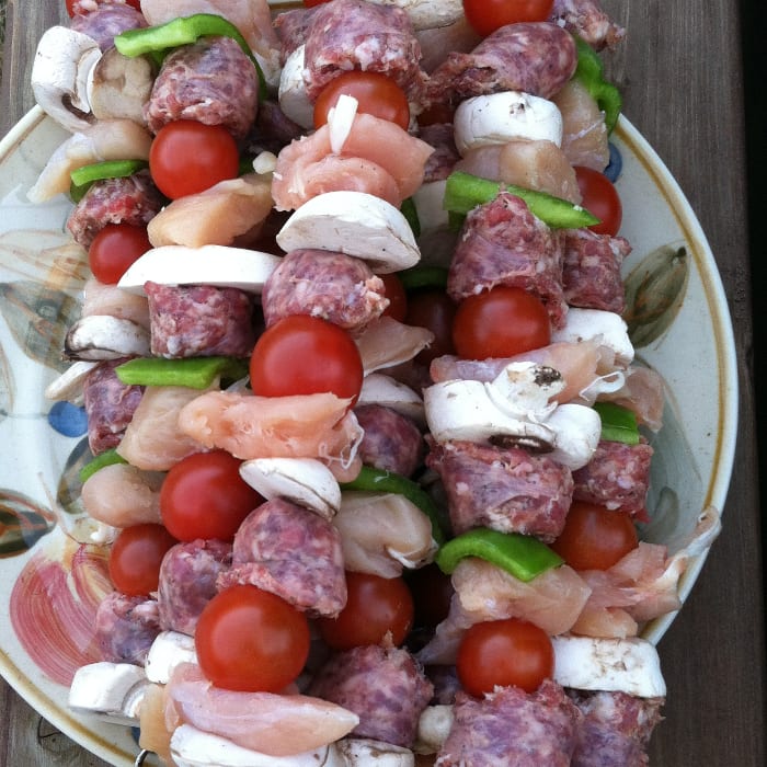 Shish Kabobs.