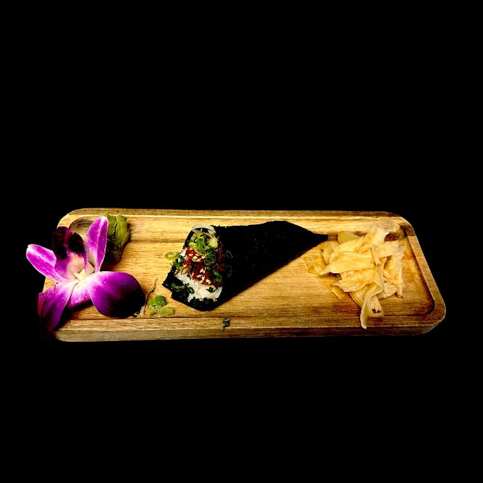 Spicy Tuna Temaki.