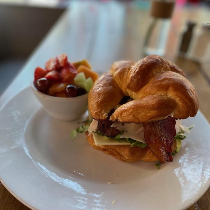 Turkey & Bacon Avocado Croissant.