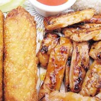 Egg Roll (2 Pieces) & Chicken Teriyaki Combo.