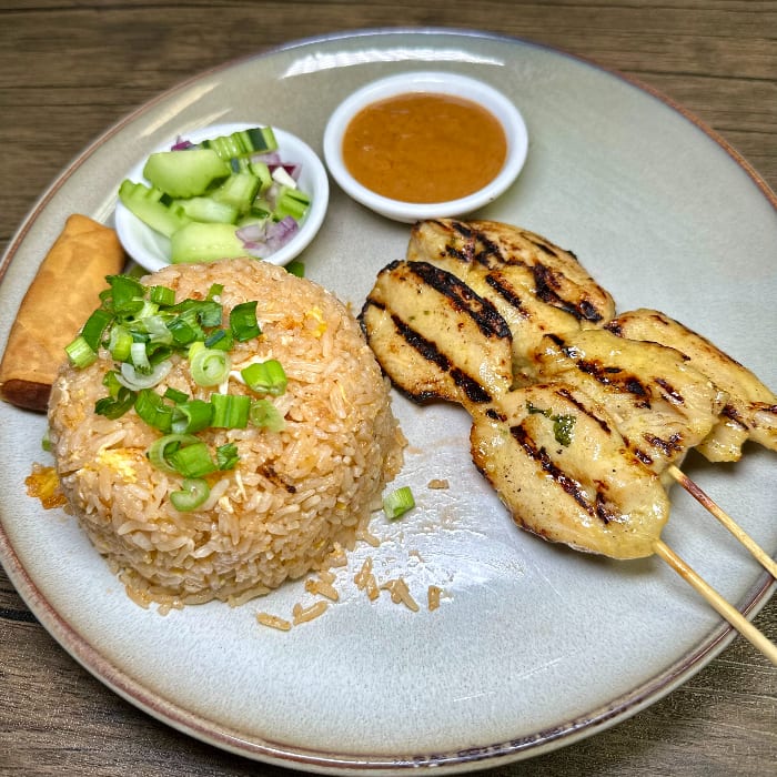 Lunch-Sa-te (Chicken Or Beef).