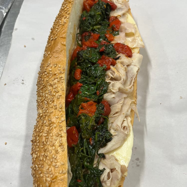 Homemade hot roast pork.