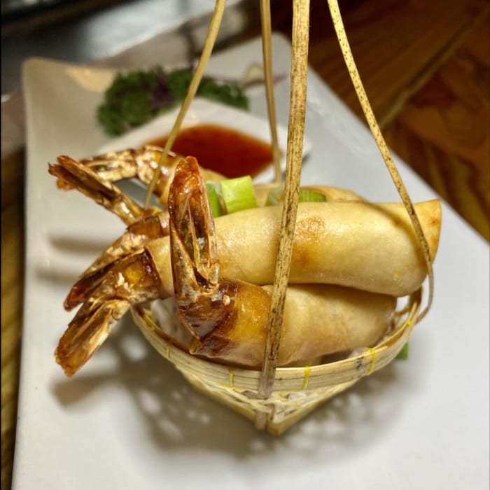 Shrimp in a Blanket.